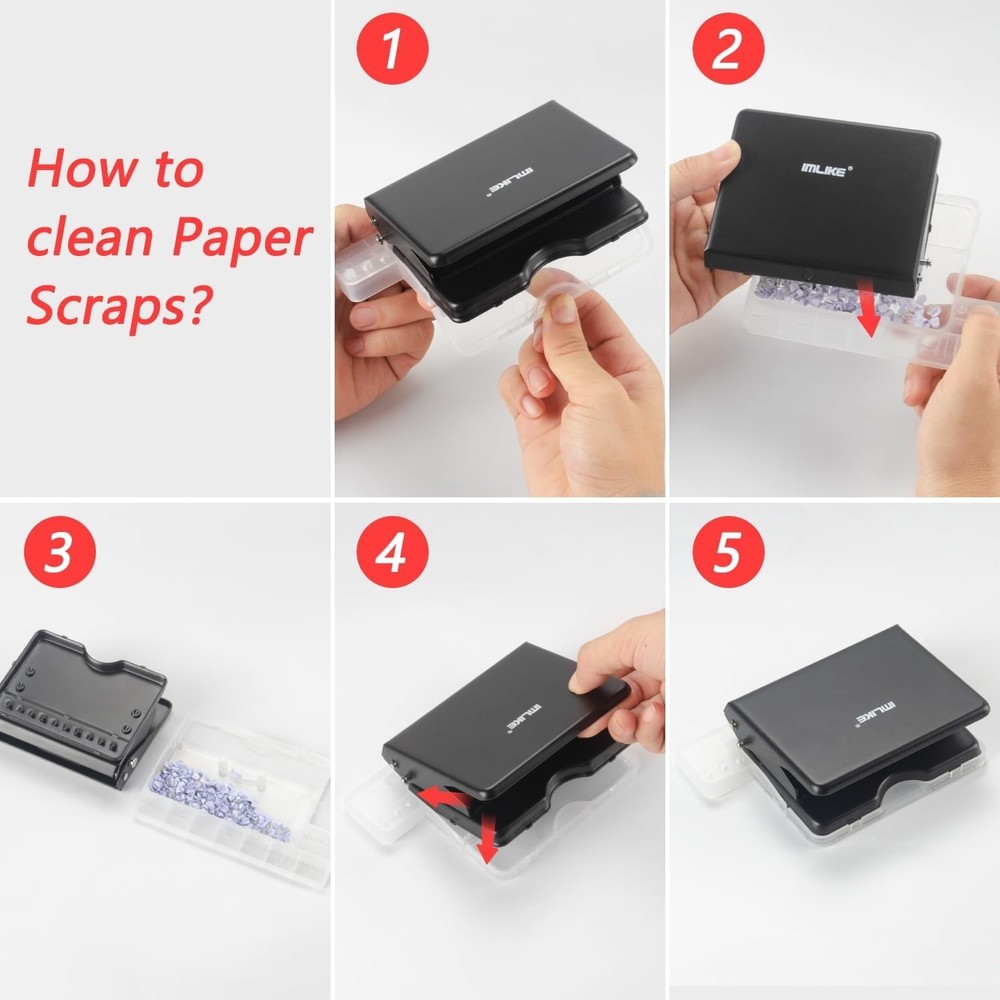 Practical 10-Hole Binding Machine with Multi-Color Binding Spines for Planners
