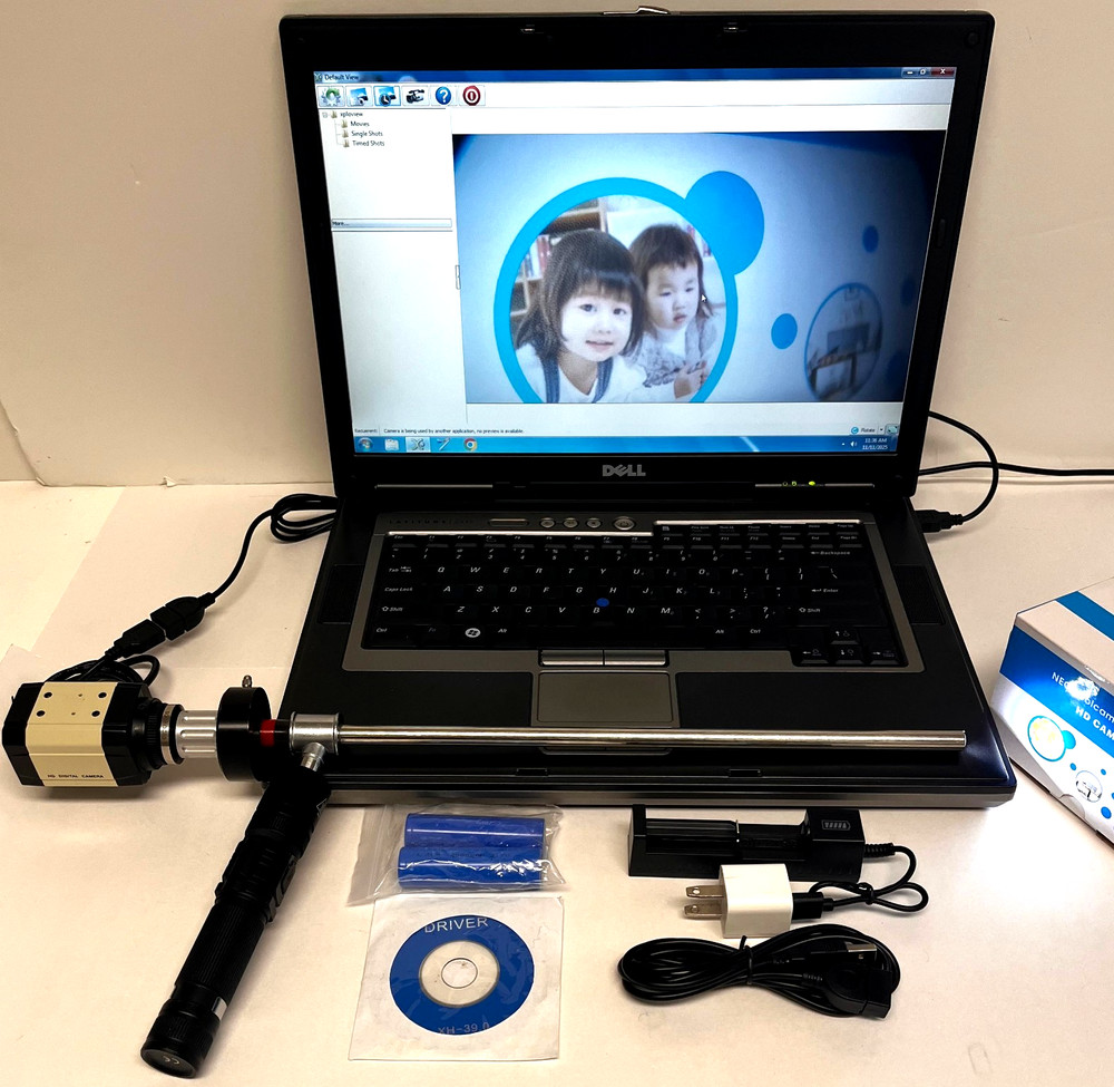 Rigid Endoscope HD 4K 8MP USB Video Camera Head+Coupler+Light Source+PC: Stryker