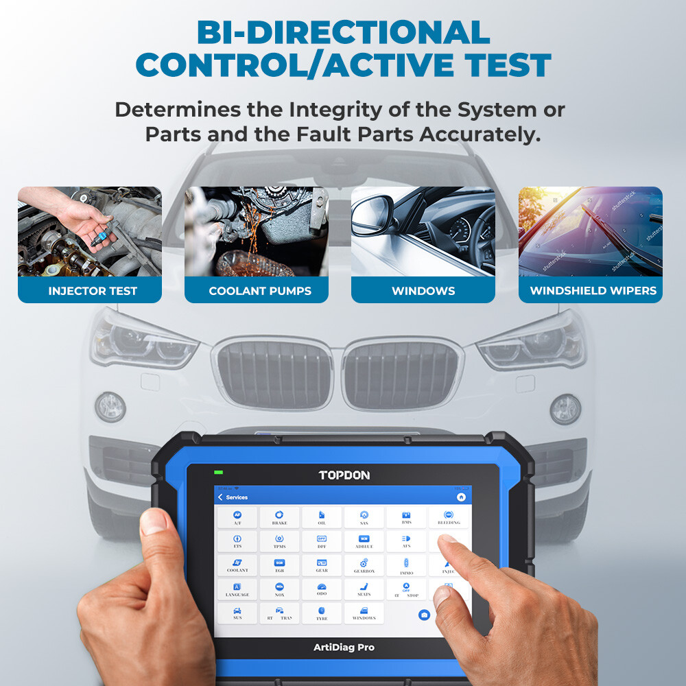 TOPDON ArtiDiag Pro OBD Bidirectional Scanner Full System Diagnostic Coding