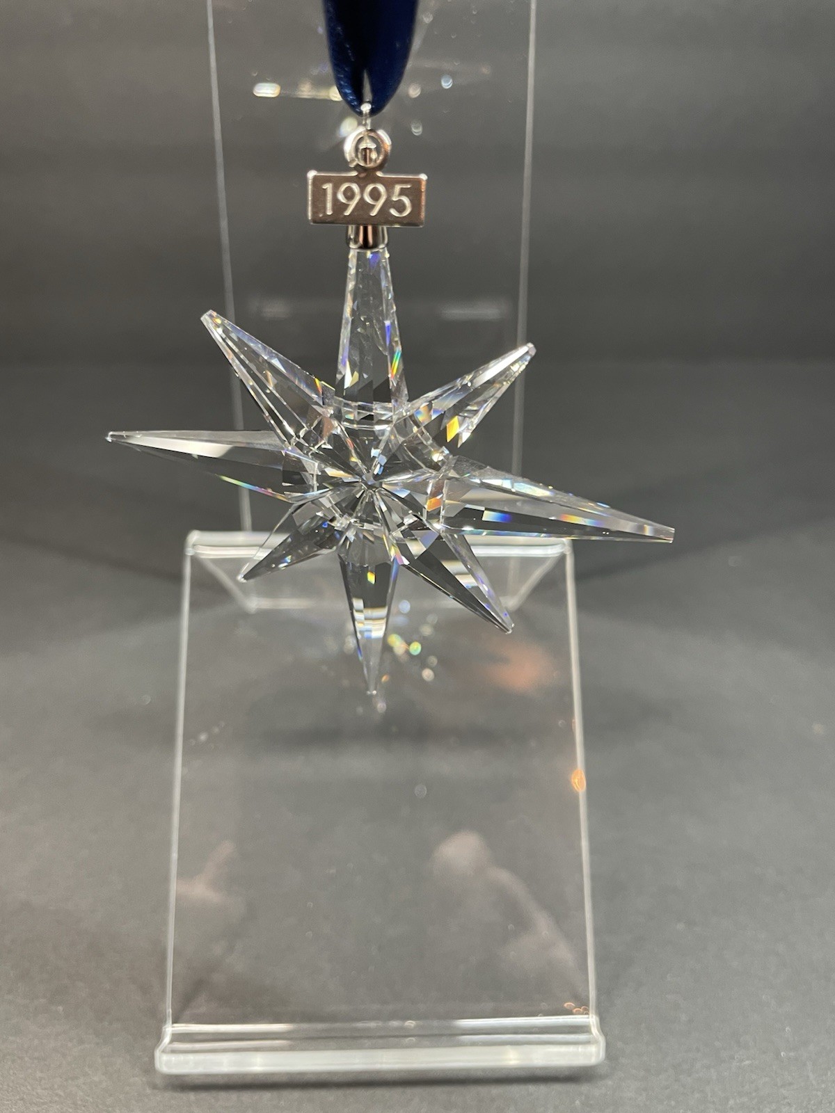 Swarovski Crystal 1995 Large Annual Edition Christmas Holiday Ornament 194700