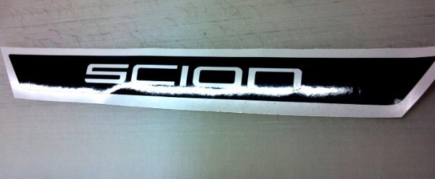 SCION TC BRAKE LIGHT DECAL 2011-2014