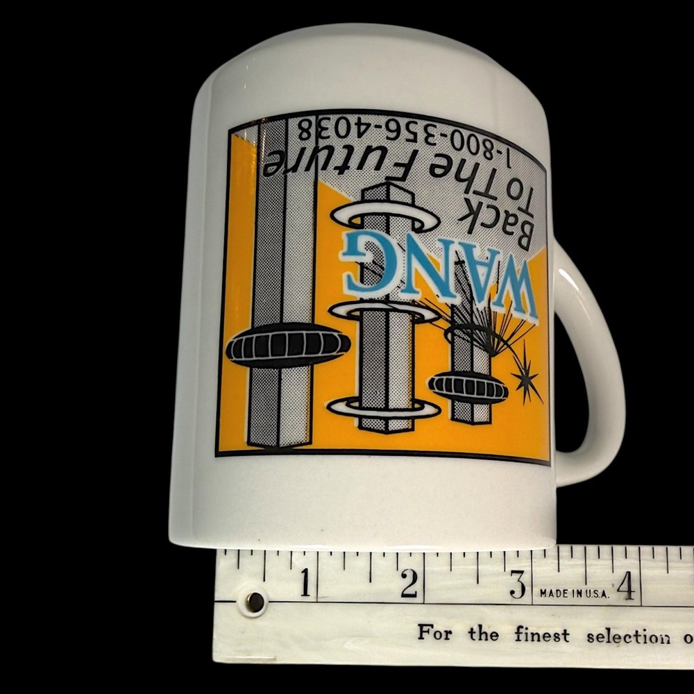 Wang Laboratories Open Software Mug Vintage Tech Computer Ceramic 10 Oz Coffee