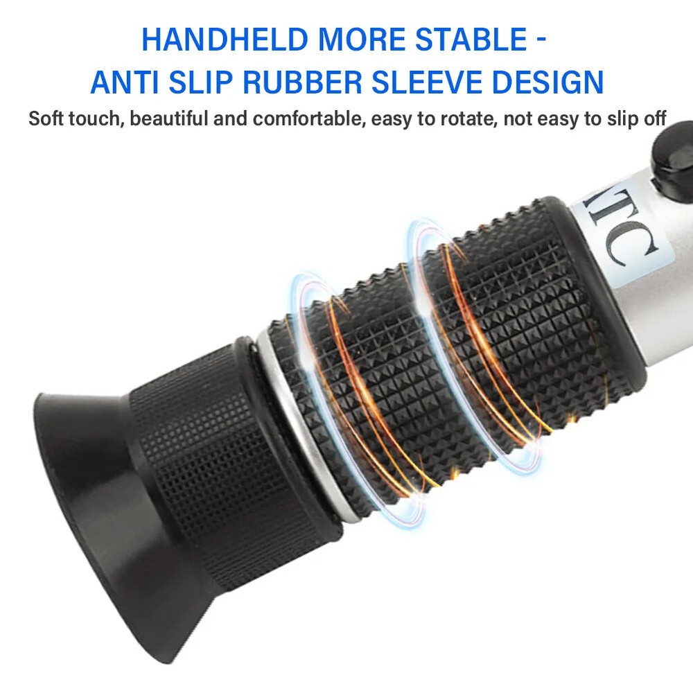 Handheld Milk Refractometer with ATC Milk Testing Equipment Scale Range 0-20%