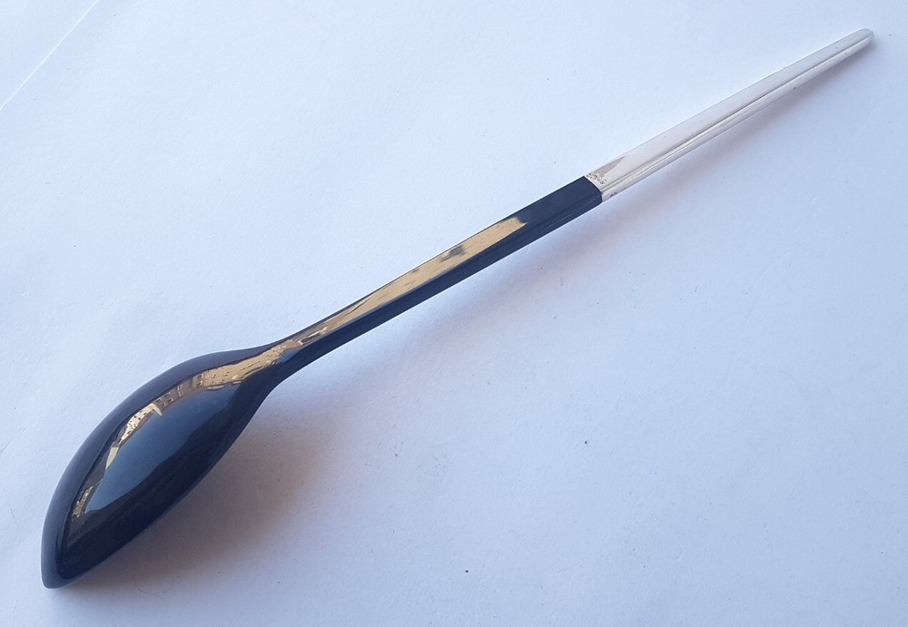 Set Serving Spoon + Serving Fork, 925er Silver, Hermann Bauer, Um 1960 N899