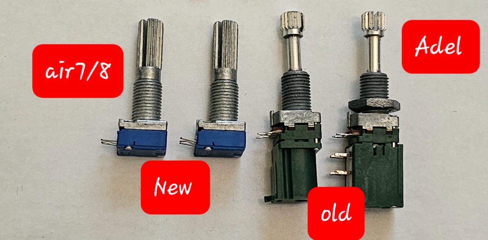 Sony ICF Pro70 Pro80 Air-7 Air-8 Replacement Potentiometers Kit