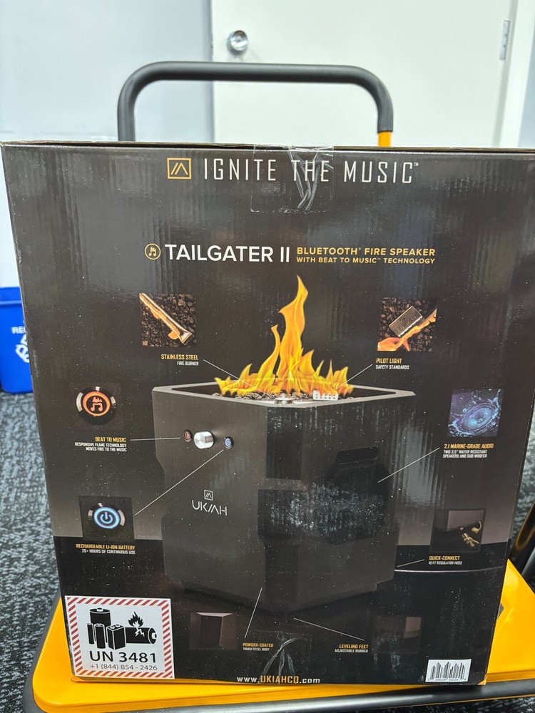 Ukiah Tailgater II Portable Fire Pit