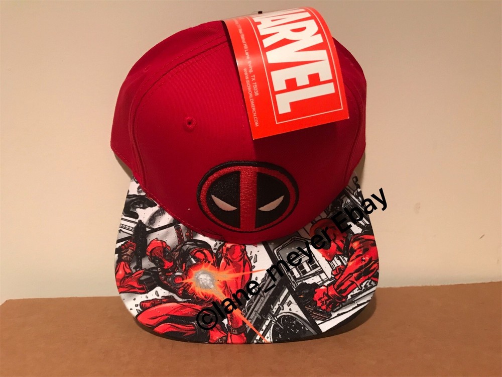 New with tags Marvel Licensed NWT Deadpool Baseball Cap Hat Embroidered