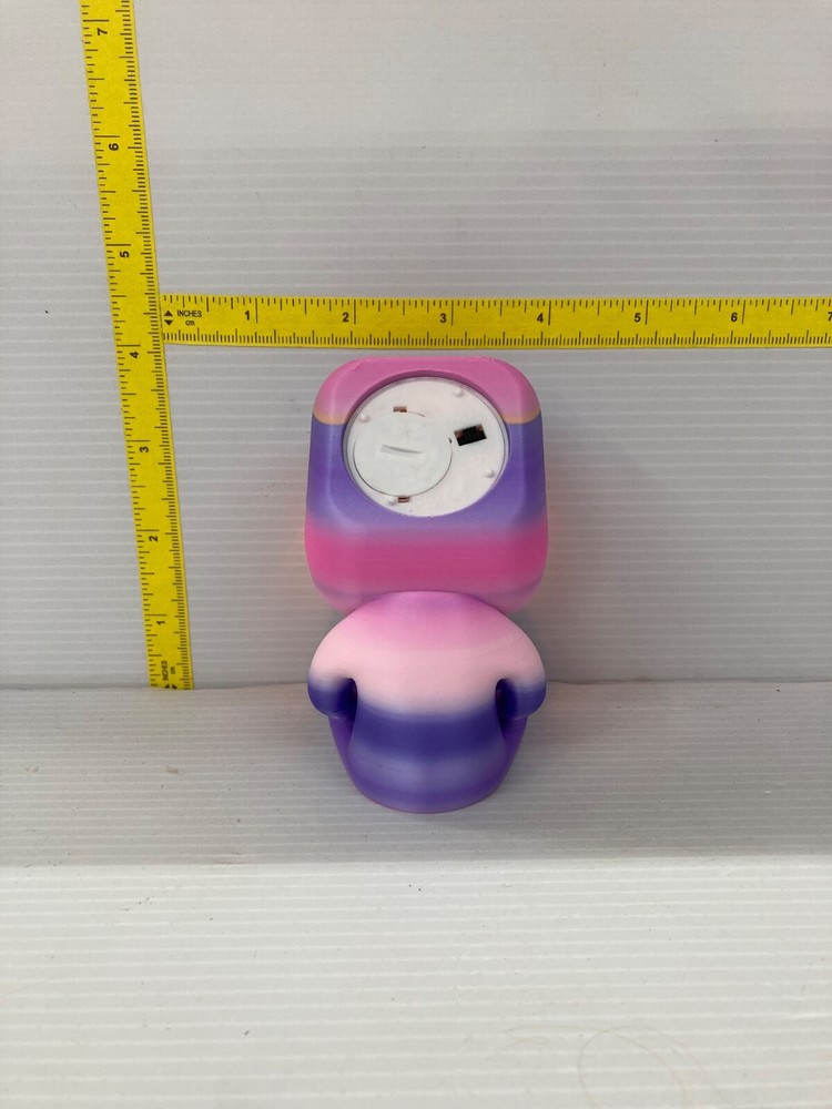 Book Reader Night Light Pastel Pink/Purple