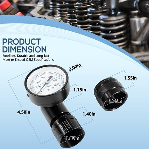 66841 Mini Valve Spring Tester and Measuring Combo with Micrometer Engine