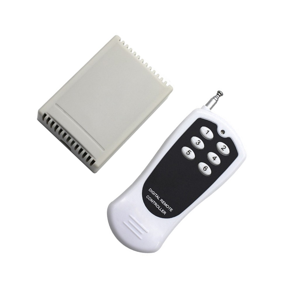 DC12V 6-Channel Relay RF Wireless Remote Control Switch Transmitter Receiver Kit