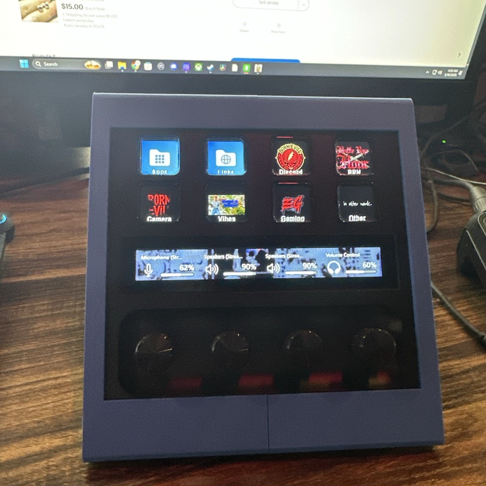 Elgato Stream Deck Plus Control Panel (BLUE) STAND ONLY