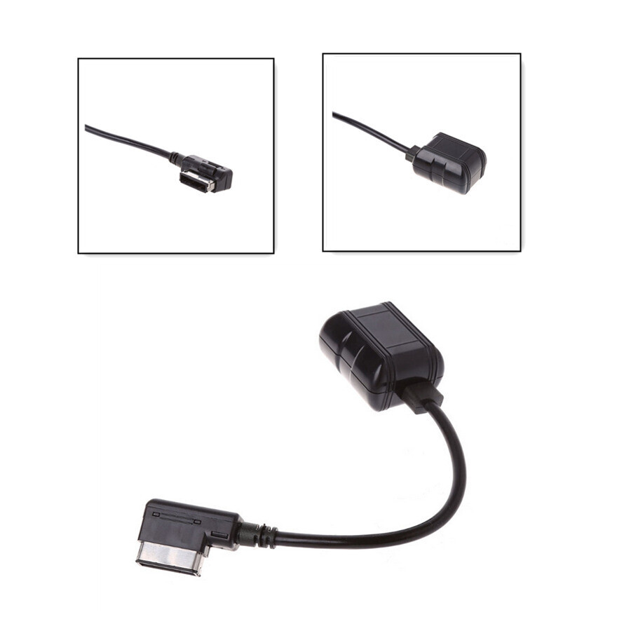 For Benz Radio Stereo Aux Cable Adapter MMI Socket Car Bluetooth Wireless Module