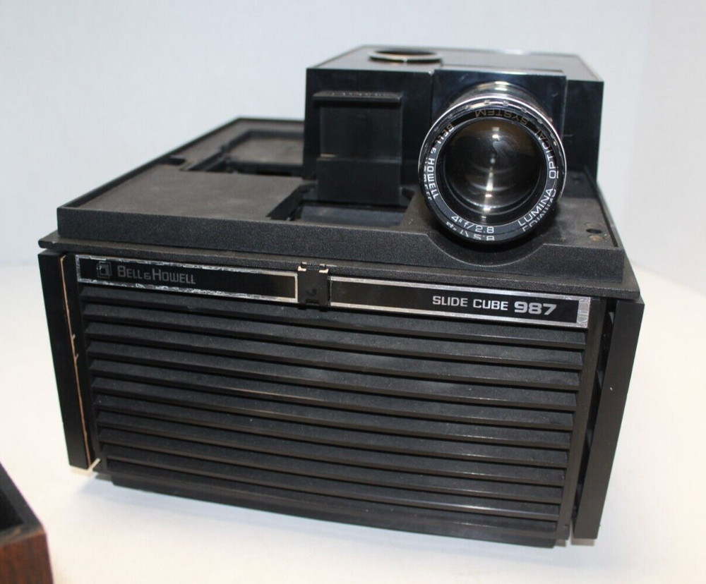 Bell & Howell Slide Cube 987 Vintage Projector *Untested