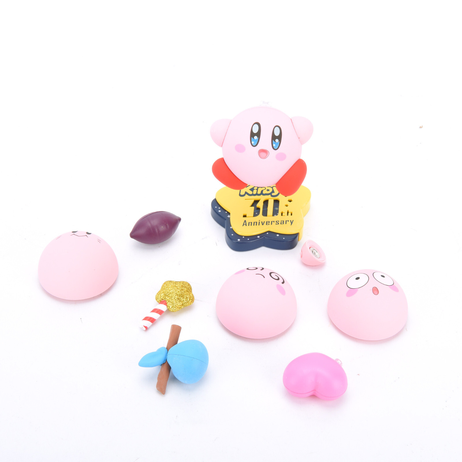 Kirby 30th Anniversary Action Figure Dolls Exchange Face Expression Toys FullSet