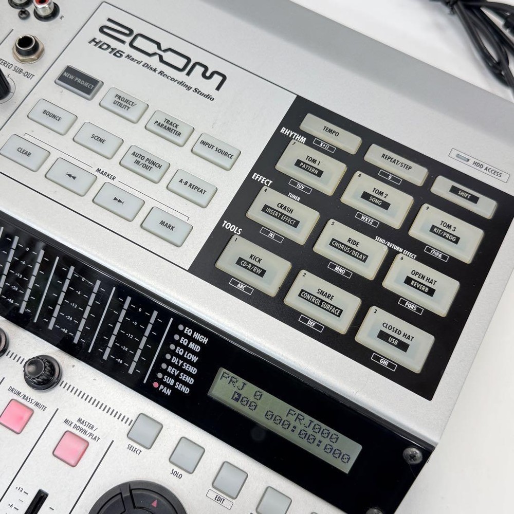 Zoom HD16 16ch HDD Multi Track Recorder MTR Hard Disk Recording Studio Used