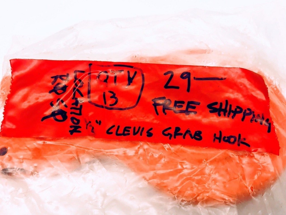 1/2" Lifting Grab Hook Clevis Style