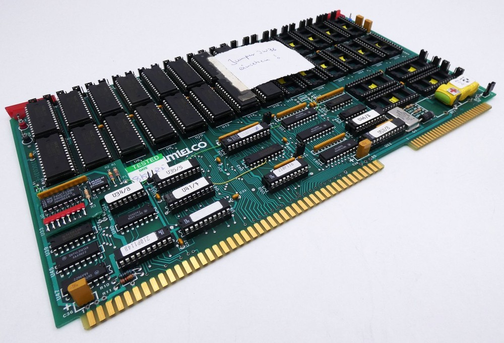 Amtelco 210C031-E board (incl. 16 RAM modules) -used-
