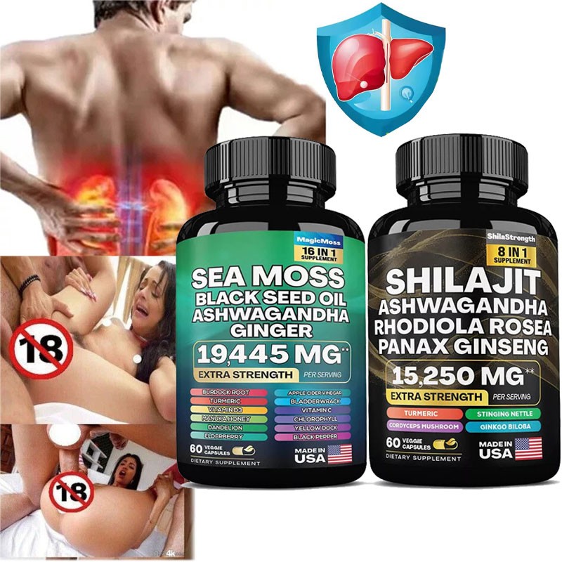 Dynamic Vitality Bundle - Sea Moss Multivitamin & Shilajit Power Combo