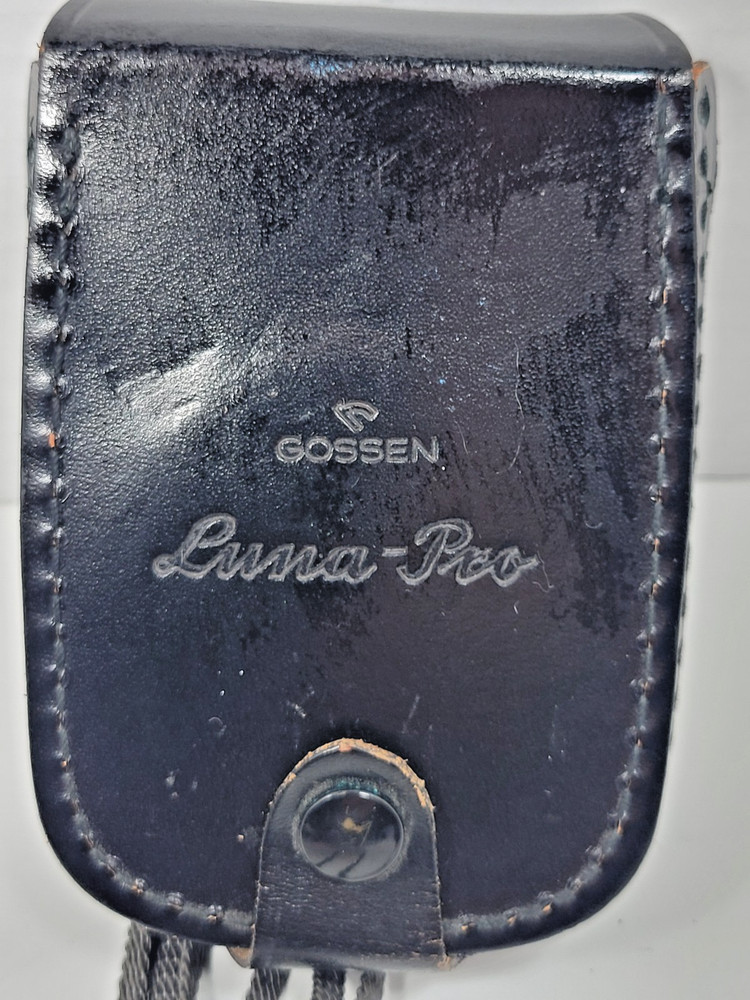 Gossen Luna-Pro Light Meter With Leather Case Made In Germany - Untested