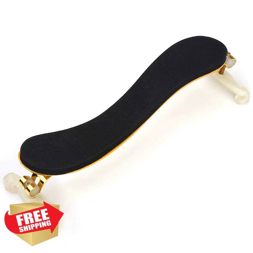 NANYI 4/4 Solid Wood Violin Shoulder Rest Black