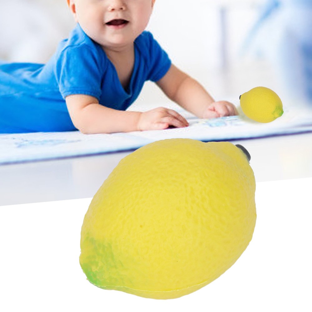 § (Lemon)Fruit Shaker Maraca Learning Resource Plastic Percussion Shapes