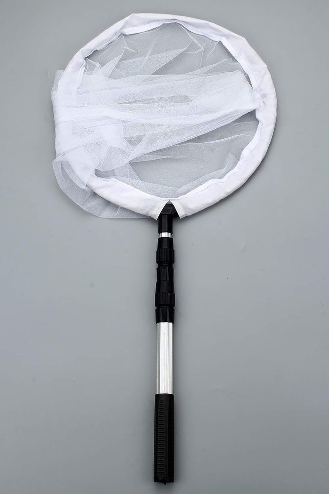 Foldable Insect and Butterfly Net – 12" Ring, 24" Depth, Lightweight Convenience