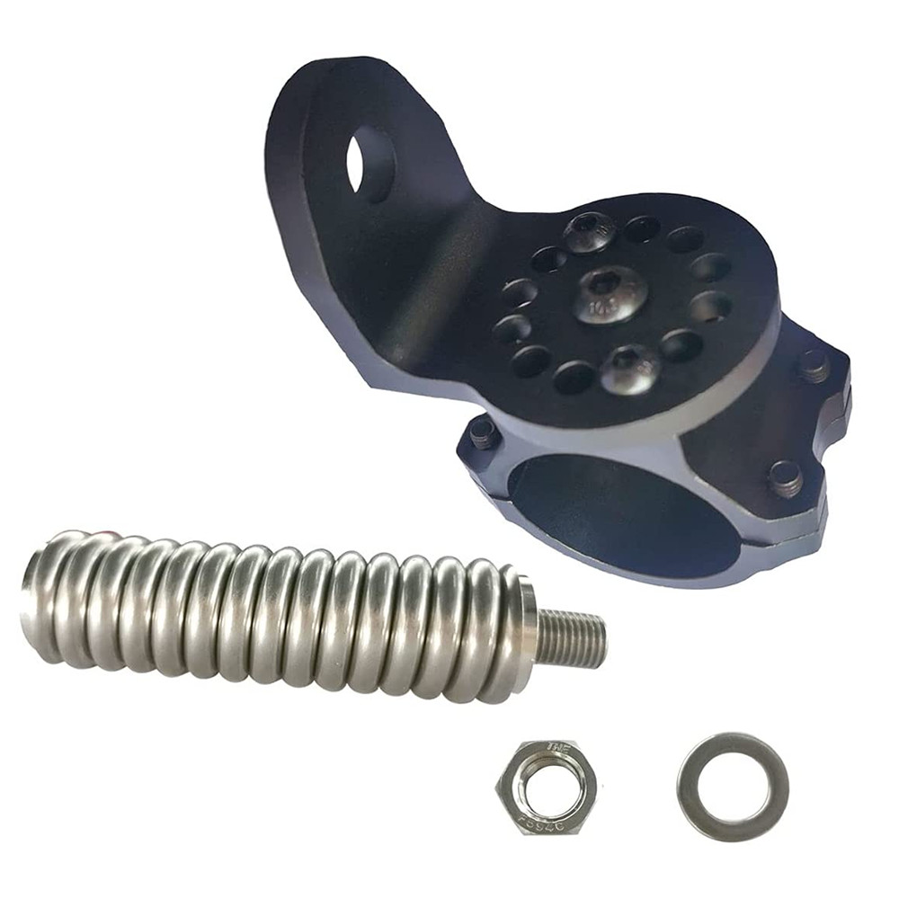 Adjustable CB Antenna Mount w/ Spring Mounting Base Flag Bracket For Can-Am X3