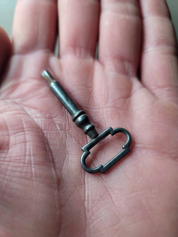 Old Miniature Clock Key ☆ Antique Key!