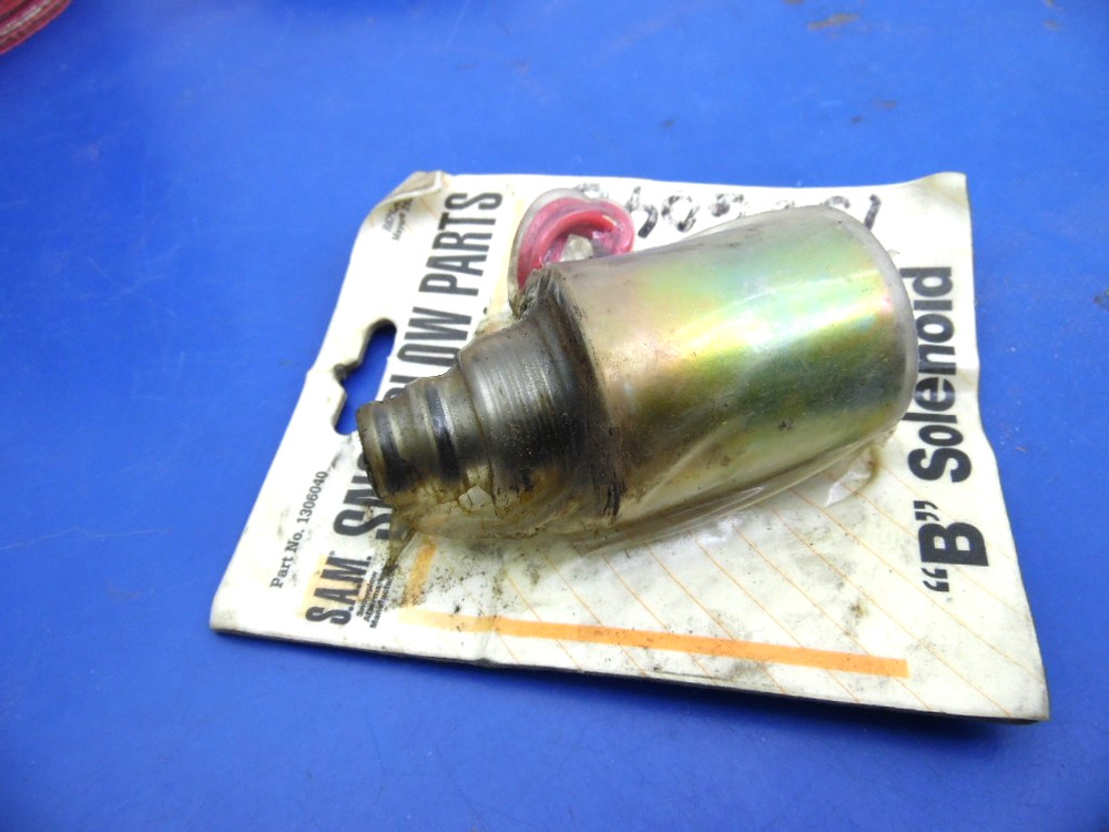 SAM 1306040,B Solenoid Assembly Valve And Coil Red Wire,Meyer 15697 E47 E57 E60