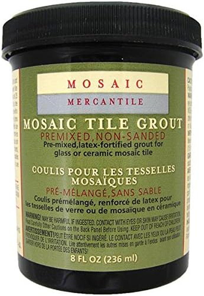 Premix Grout, 8-Ounce, Black