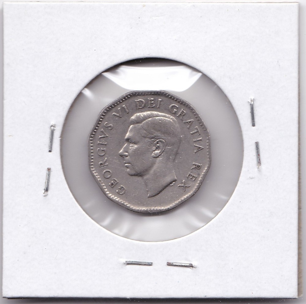 1949 Canada 5 Cents L15