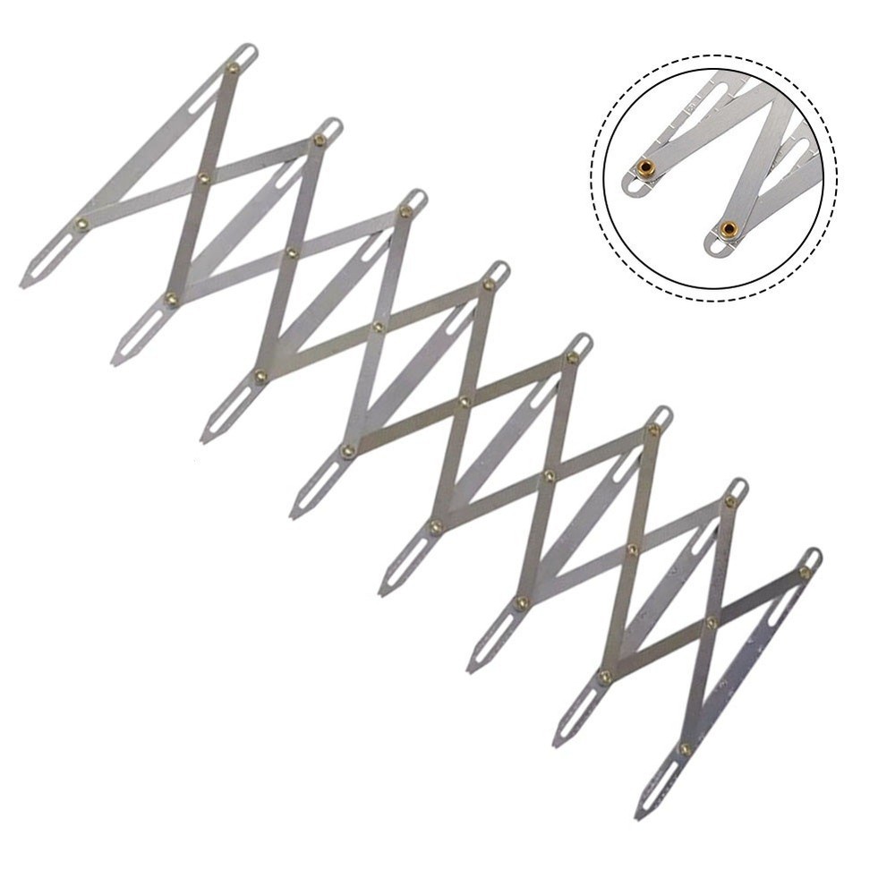 Adjustable Sewing Gauge Tool for Curtain Crafting and Button Placement