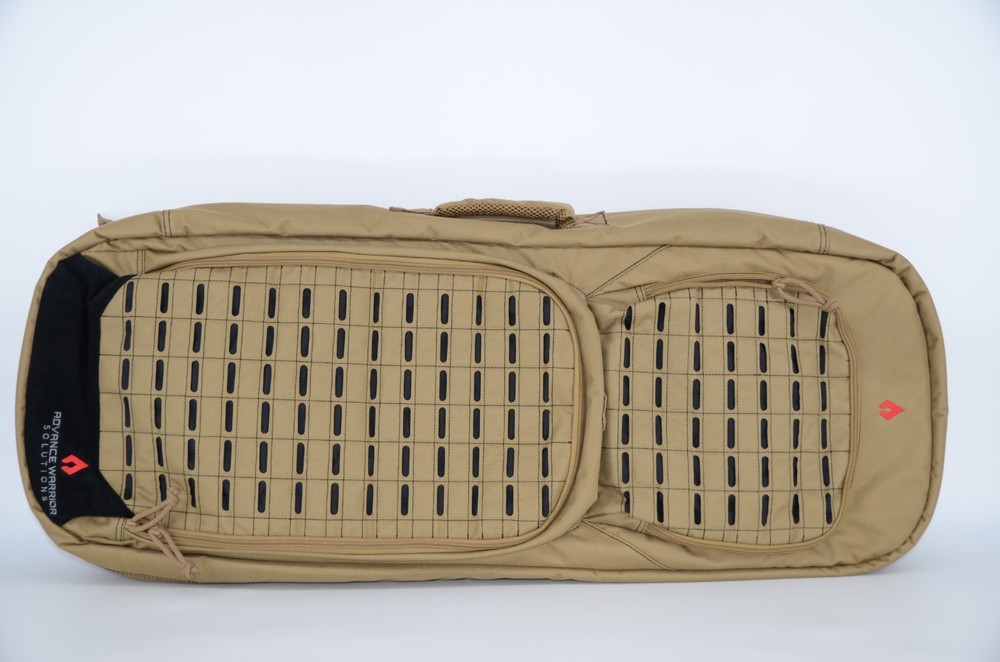 Advance Warrior Solutions 36" Rifle Case w/Backpack Strap, Tan/Black