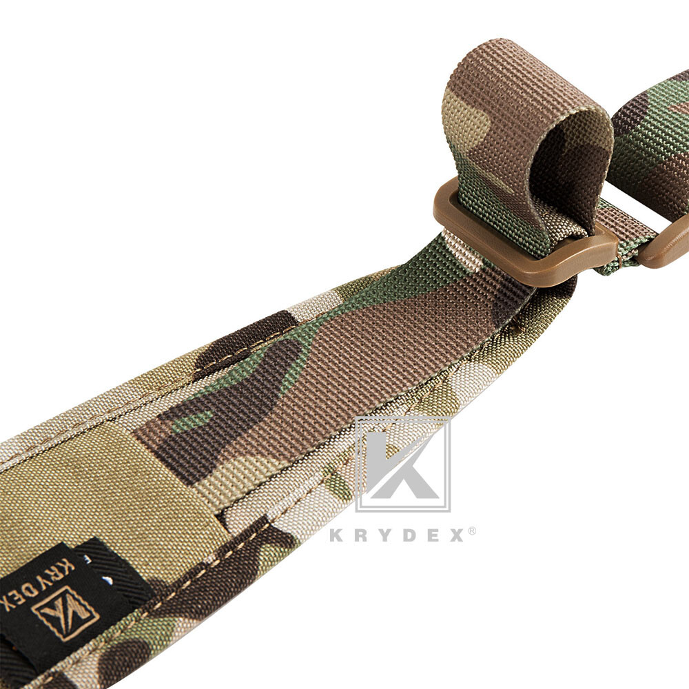 KRYDEX Tactical Sling Strap Modular Slingster Pull Tab 2-Point Quick Adjust Camo