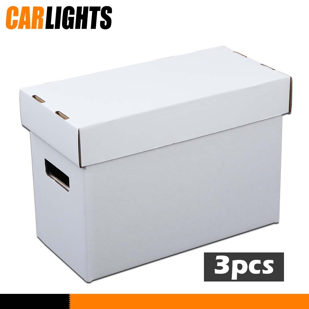3PCS Short Comic Book Storage Boxes Holds 150 175 Stackable Archival Cardboard