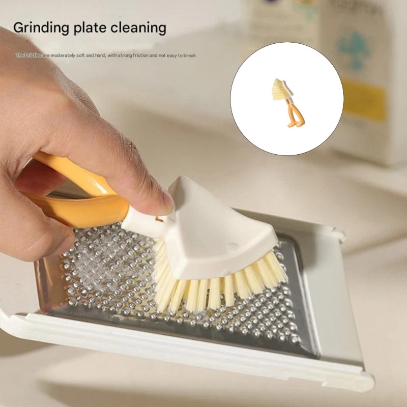 Multipurpose Collapsibles Triangular Brush Storage Toughes Flexible Bristles All