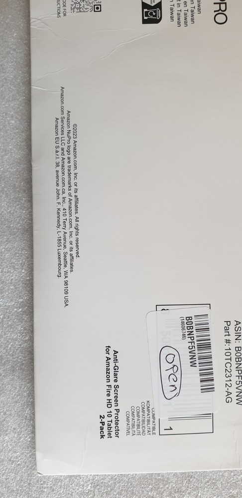 NuPro Anti-Glare Screen Protector for Amazon Fire HD 10 Tablets (2-Pack)