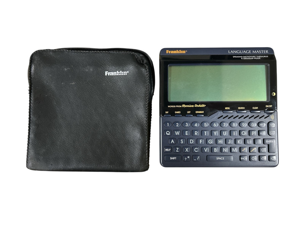Franklin LM-6000b Language Master (With Case)