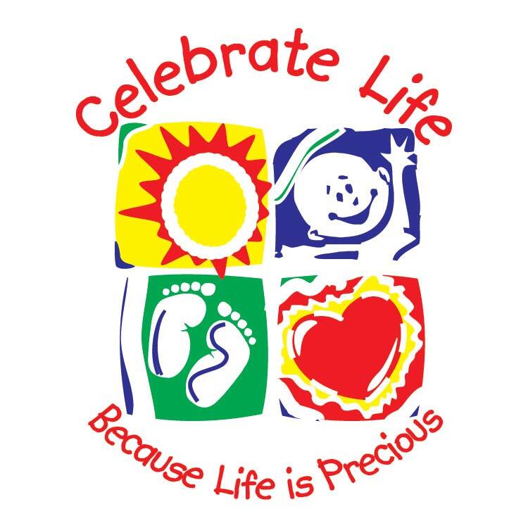Celebrate Life Pro-Life Button