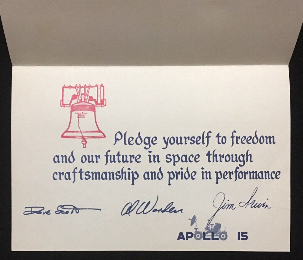 APOLLO 15 / ORIGINAL PERFORMANCE WE MUTUALLY PLEDGE OPEN CARD UNCOMMON