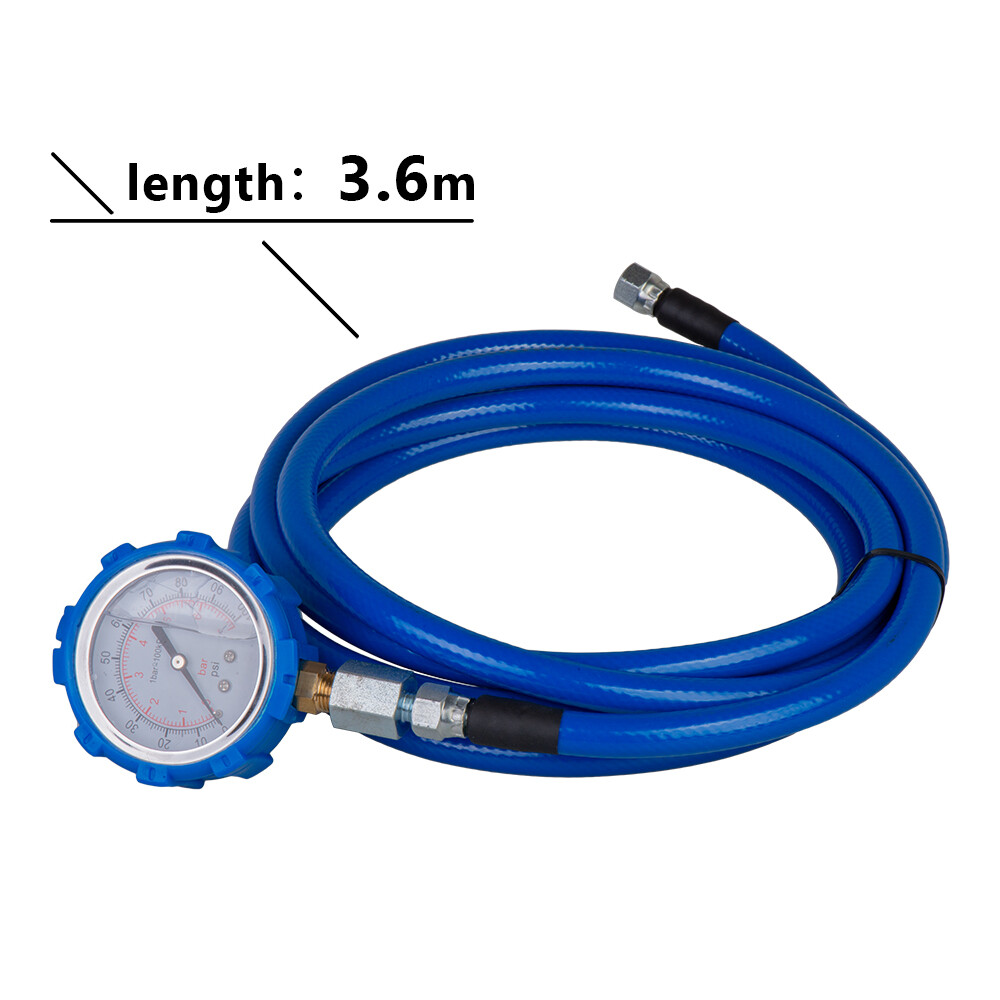 For Ford Powerstroke 6.0L 7.3L Fuel Oil Pressure Mechanical Gauge Test Tool Kit