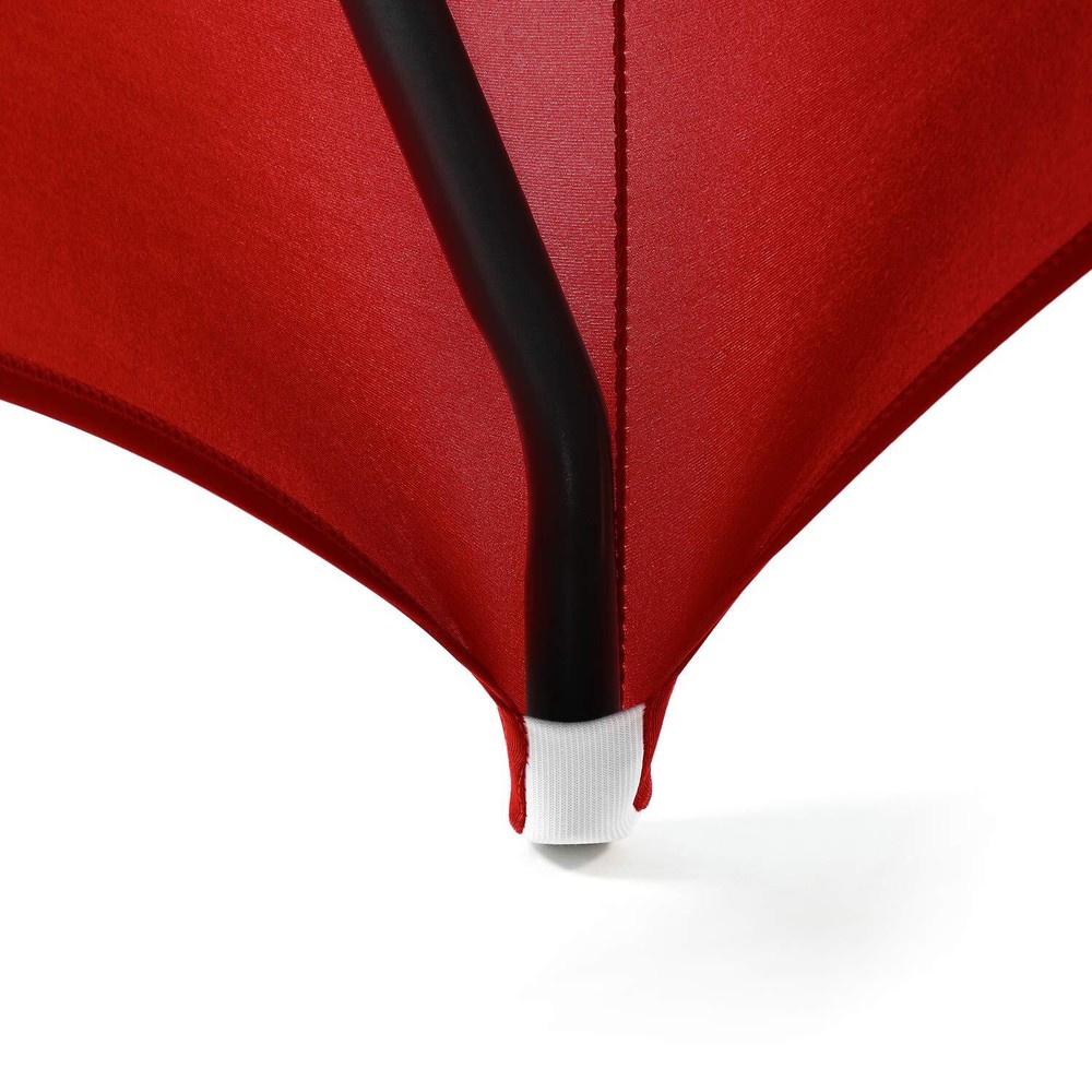 Peomeise 6FT Spandex Table Cover Rectangular Stretch Spandex Tablecloth Red6FT
