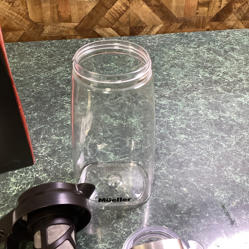 New Mueller Cold Brew Portable 2 Quart Plastic Smooth Brew Pitcher CB-375 Coffee