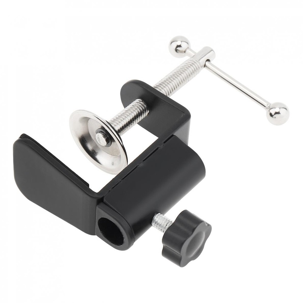 Adjustable C-Clamp for Microphone Arm and Desktop Table Lamp Mounting Bracket