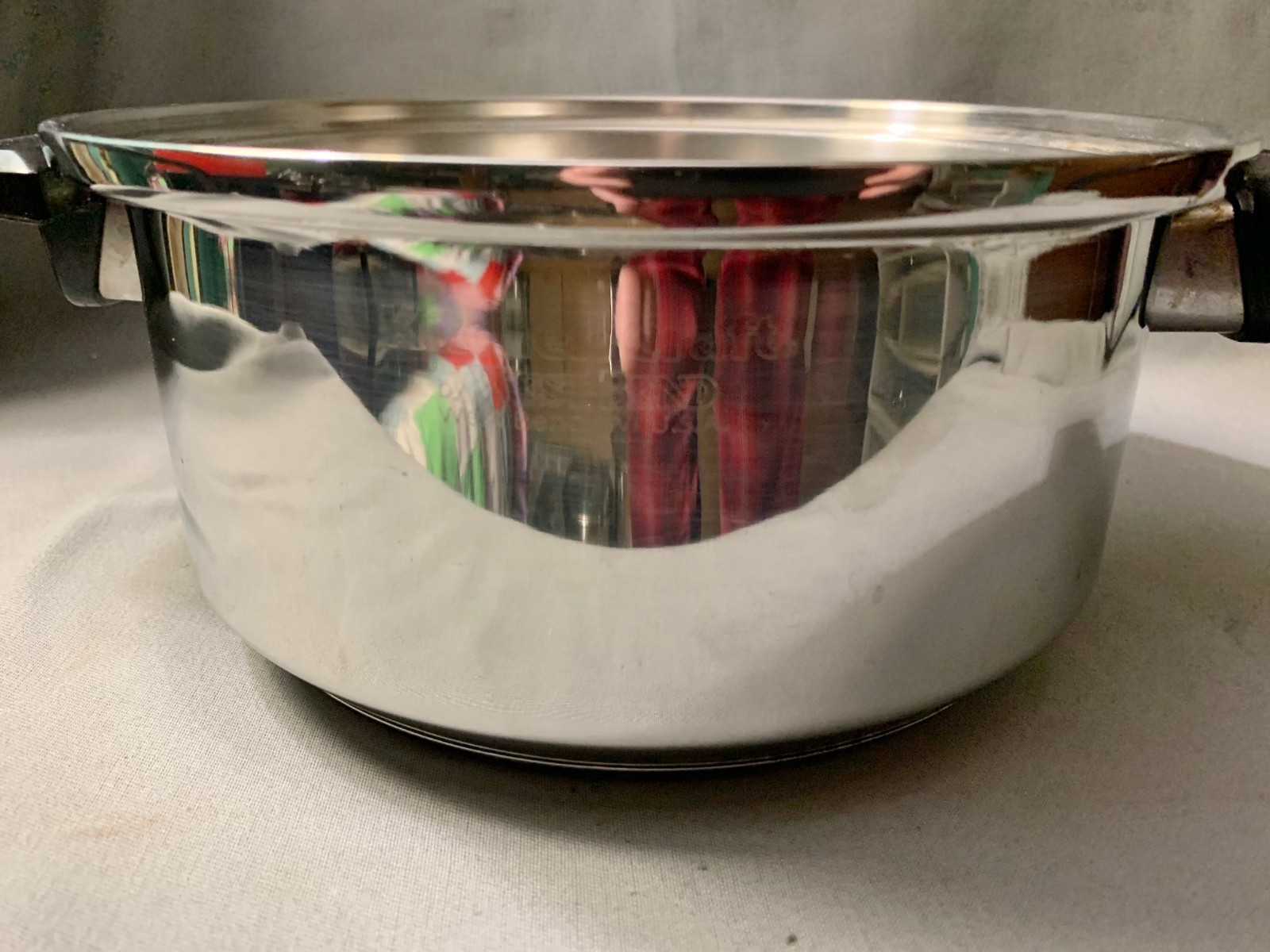 Vintage Kitchen Craft Stainless Steel 4 Qt Stock Pot Dutch Oven Made In USA