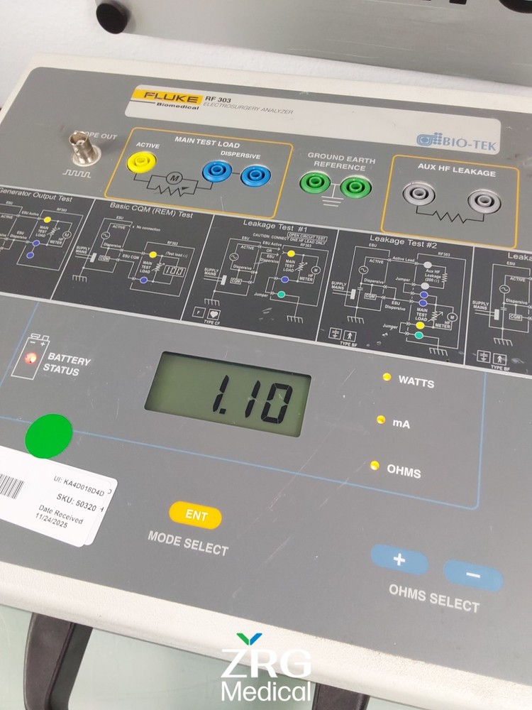 Fluke Biomedical RF303 Electrosurgical Analyzer