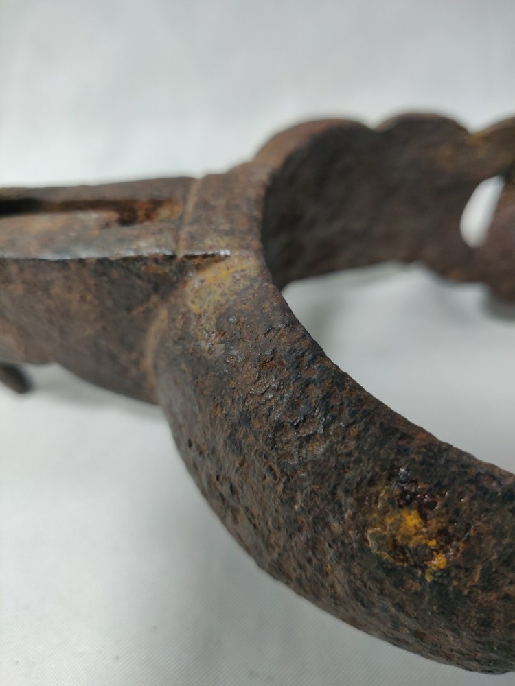 Antique Forged Cast Iron Single Spur Please Read Description