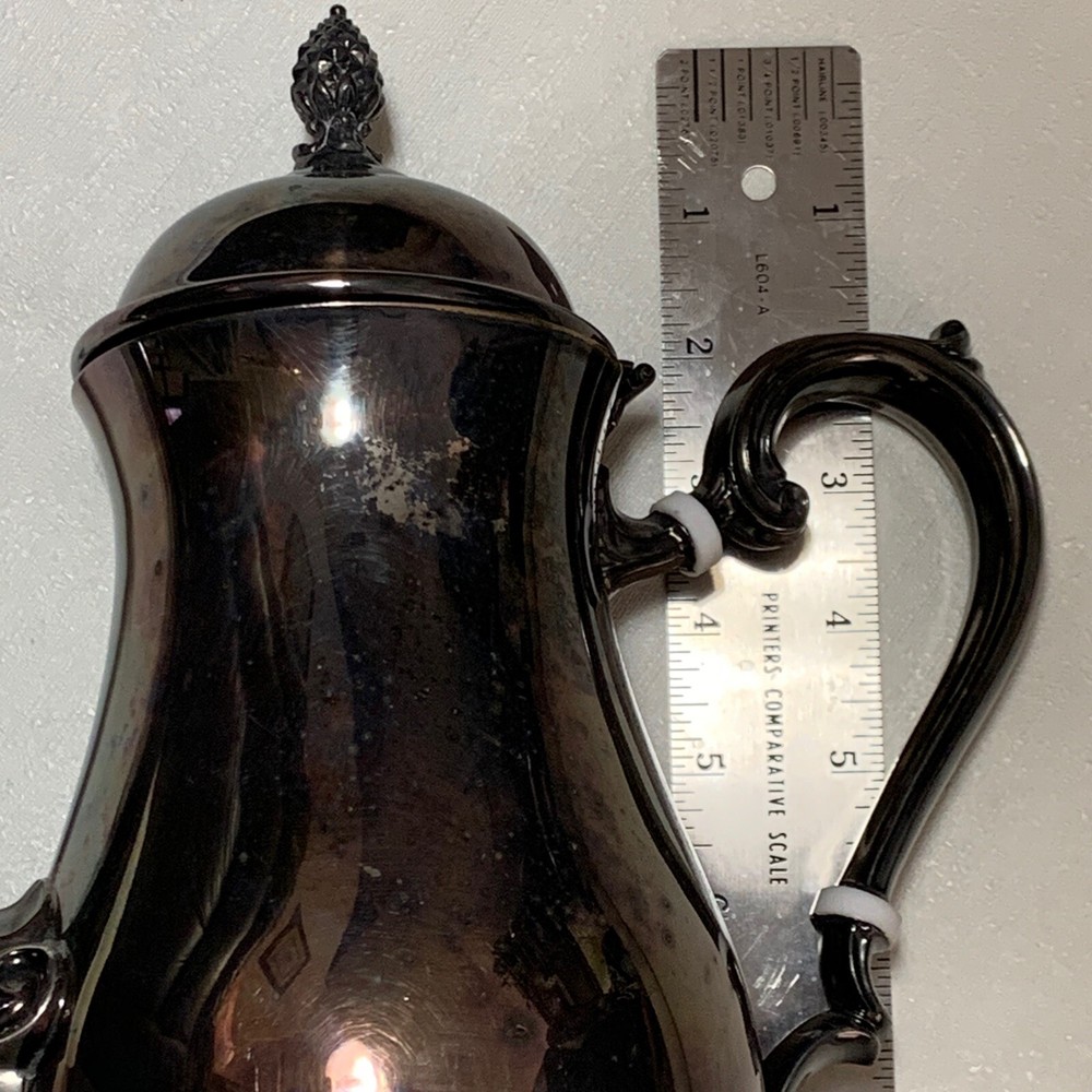 Newburyport Silverplate Teapot ~ Nice Patina!!!