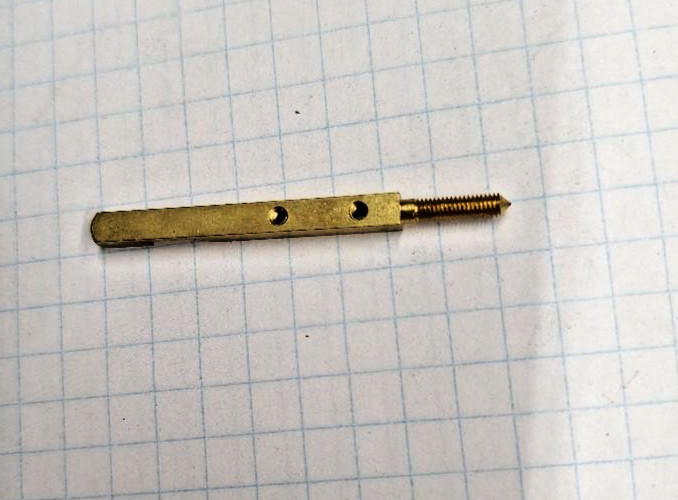 Kieninger clock pendulum hook for wooden pendulum stick