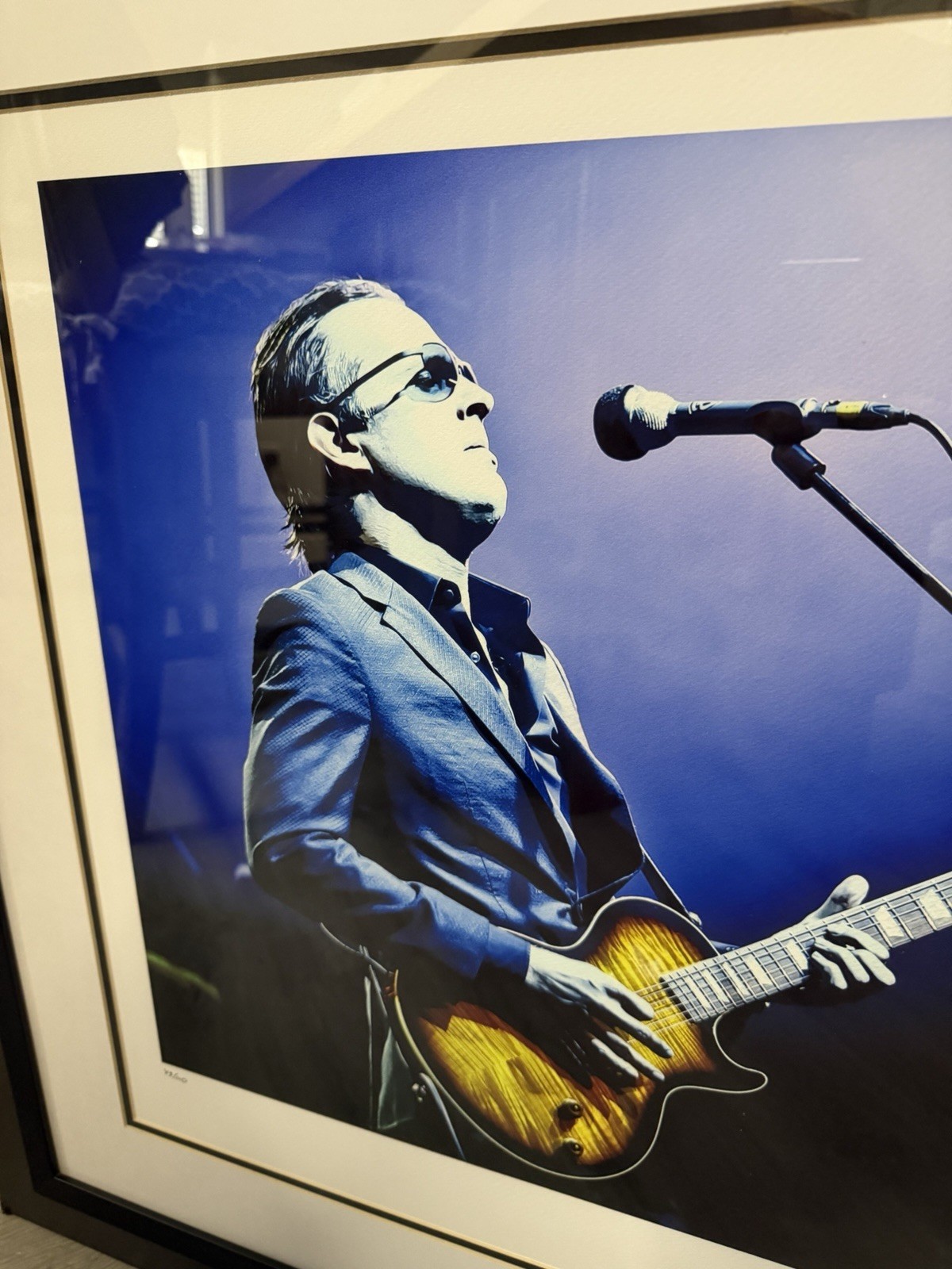 #43 Blues Deluxe" JOE BONAMASSA Collectible Litho (FRAMED - USA ONLY)